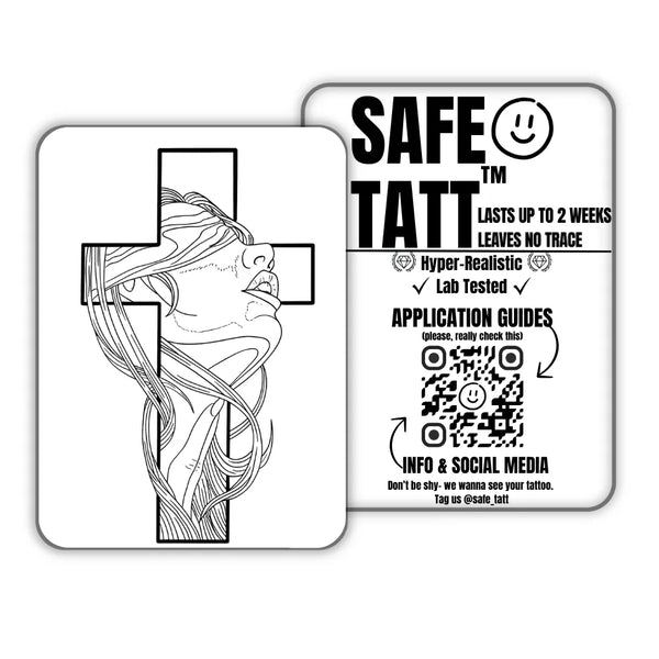 Sacred Veil semi-permanent tattoo by SafeTatt