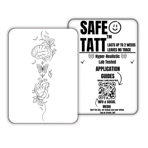 Mind Bloom semi-permanent tattoo by SafeTatt