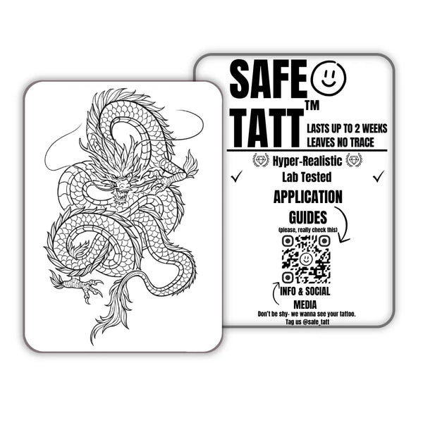 Dragon Fury semi-permanent tattoo by SafeTatt