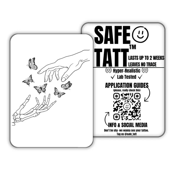Fragile Touch semi-permanent tattoo by SafeTatt