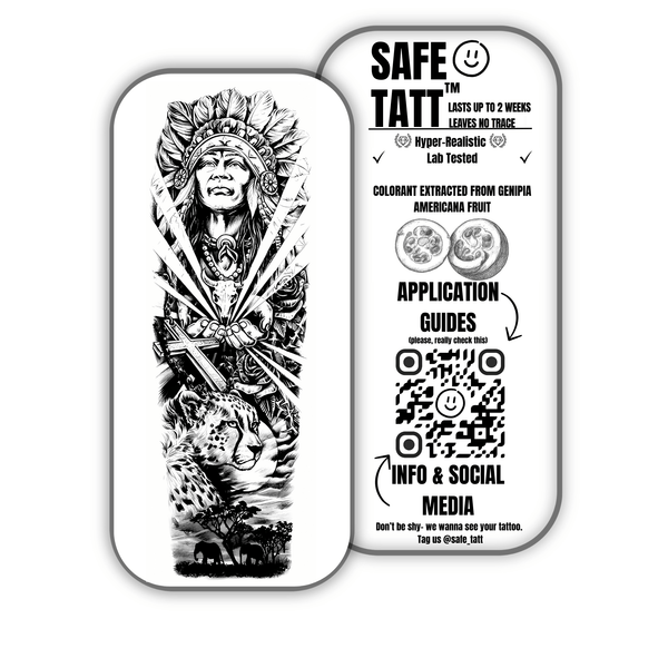 TRIBE semi-permanent tattoo by SafeTatt