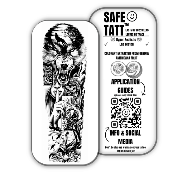 WHISPER semi-permanent tattoo by SafeTatt