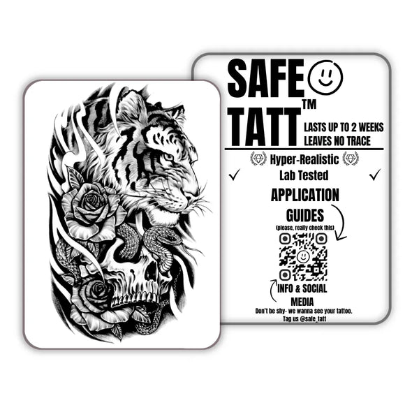 Wild Instinct semi-permanent tattoo by SafeTatt