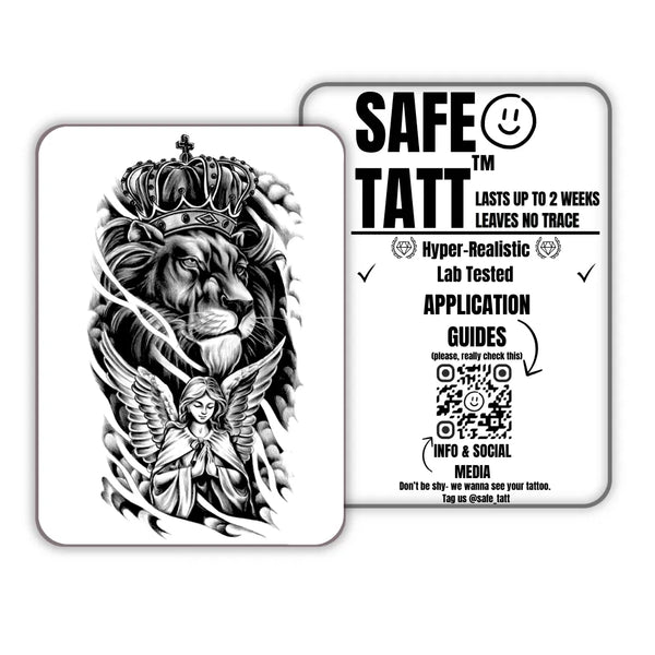 Royal Guardian semi-permanent tattoo by SafeTatt