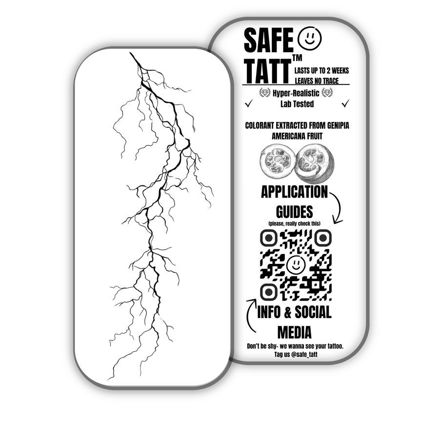 BOLT semi-permanent tattoo by SafeTatt