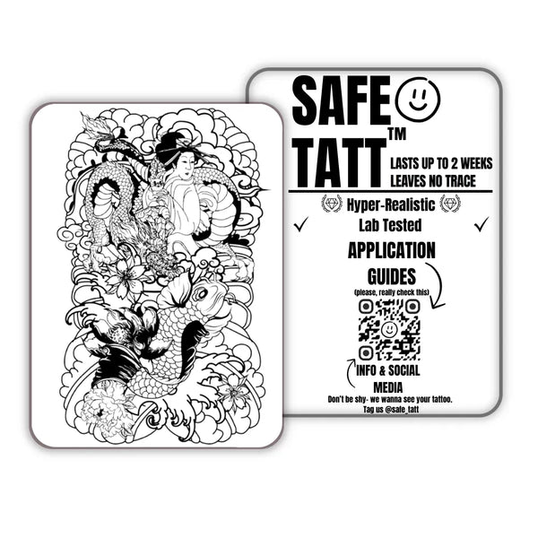 Dragon Empress semi-permanent tattoo by SafeTatt