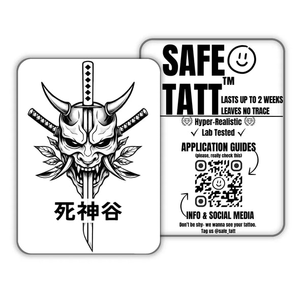 Oni Blade semi-permanent tattoo by SafeTatt