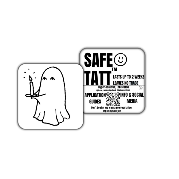 Ghostlight semi-permanent tattoo by SafeTatt