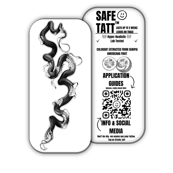 VIPER semi-permanent tattoo by SafeTatt