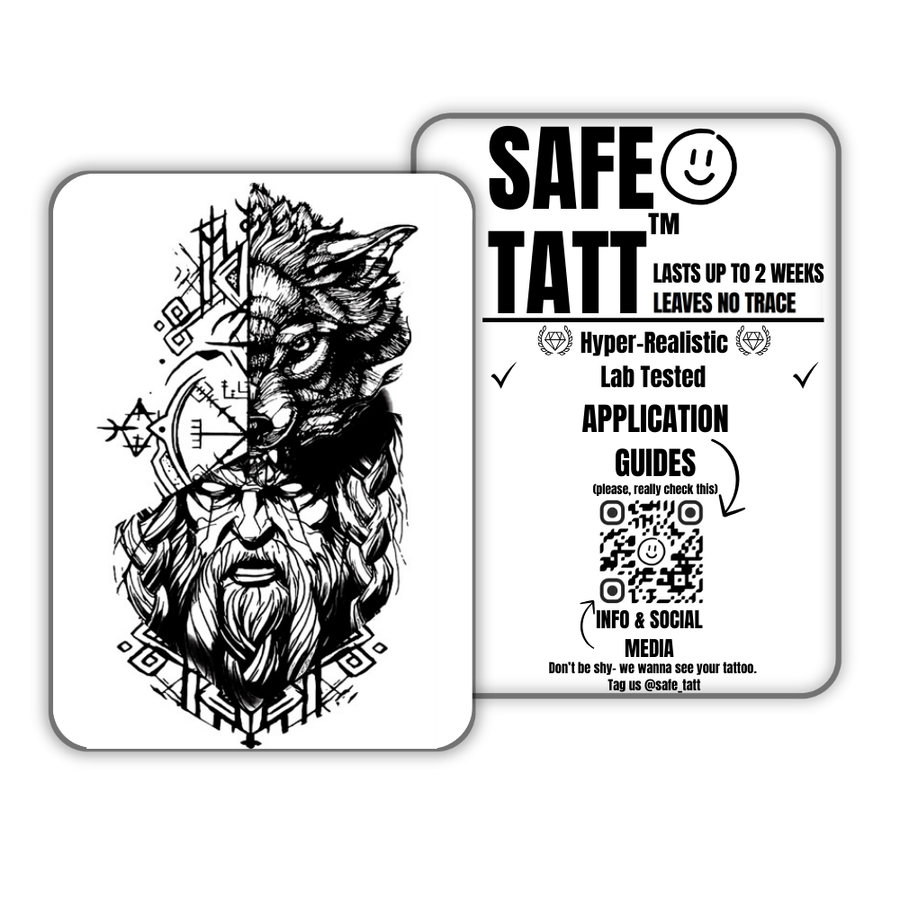 Spirit of the North semi-permanent tattoo by SafeTatt