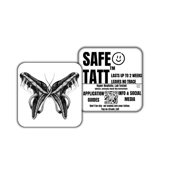 Venom Wings semi-permanent tattoo by SafeTatt
