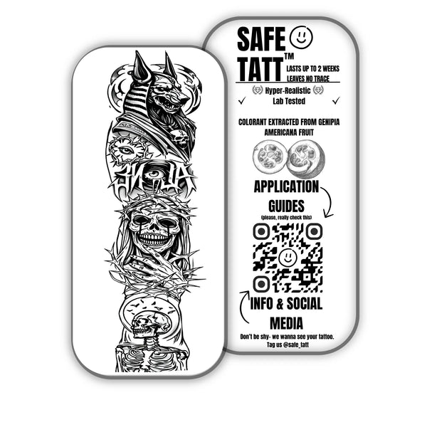 Dark Totem semi-permanent tattoo by SafeTatt