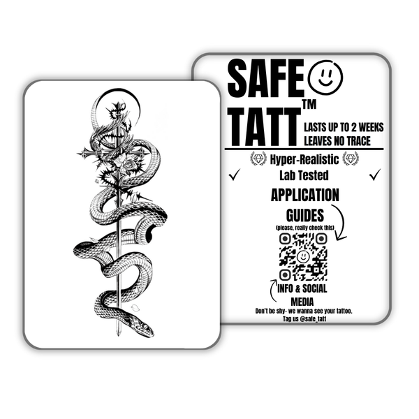 Thorn Serpent semi-permanent tattoo by SafeTatt