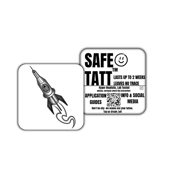 A Blazing Start semi-permanent tattoo by SafeTatt