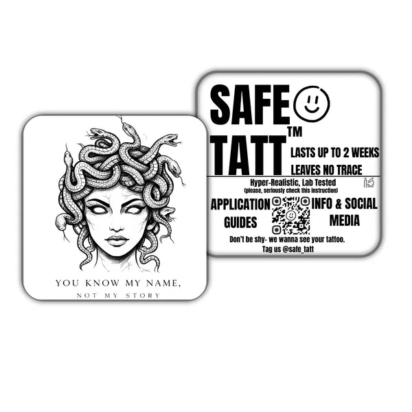 Medusa semi-permanent tattoo by SafeTatt