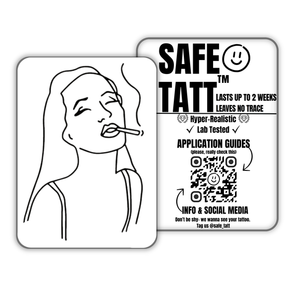 Bad Habit semi-permanent tattoo by SafeTatt