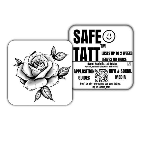 Rose Bloom semi-permanent tattoo by SafeTatt