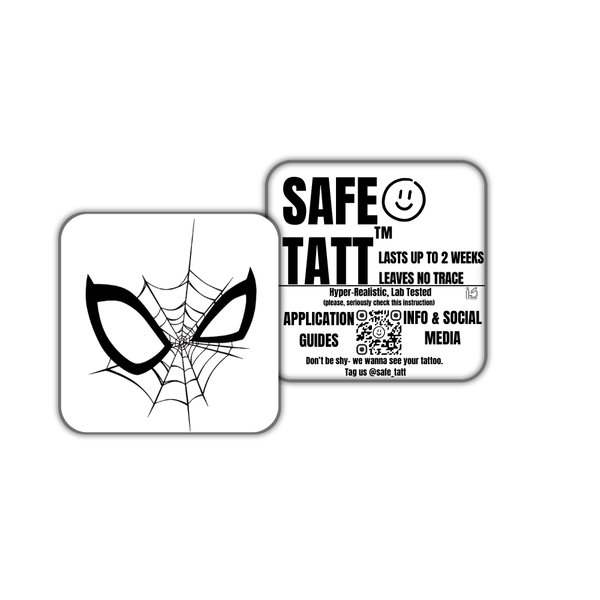 Spider's Eyes semi-permanent tattoo by SafeTatt