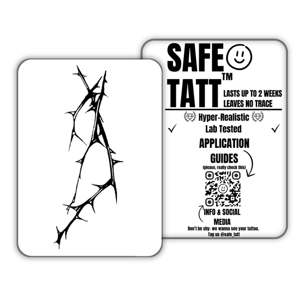 Thorn Branch semi-permanent tattoo by SafeTatt