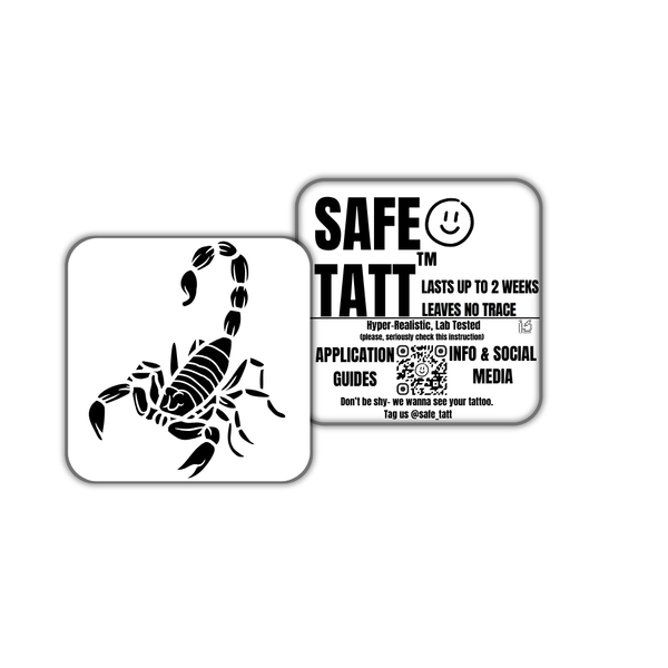 Deadly Scorpion semi-permanent tattoo by SafeTatt