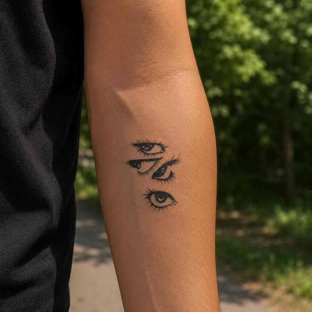 Triple Look semi-permanent tattoo by SafeTatt