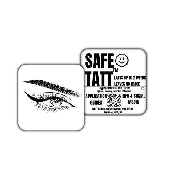 Fierce Eye semi-permanent tattoo by SafeTatt