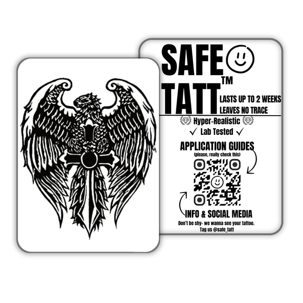 Guardian Wings semi-permanent tattoo by SafeTatt