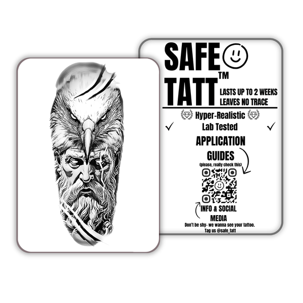 Eagle Spirit semi-permanent tattoo by SafeTatt