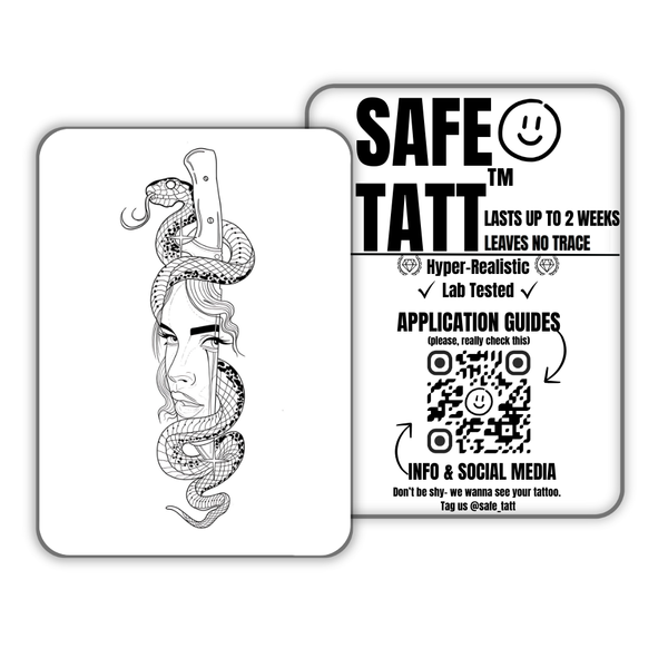 Medusa’s Revenge semi-permanent tattoo by SafeTatt