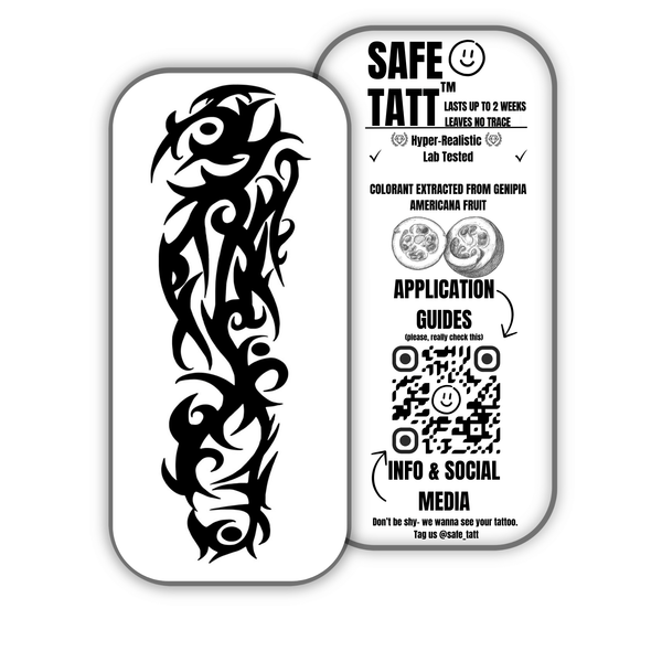 PRIMAL semi-permanent tattoo by SafeTatt