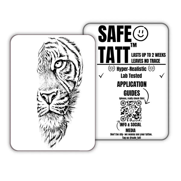 Wild Focus semi-permanent tattoo by SafeTatt