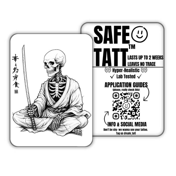 The Last Samurai semi-permanent tattoo by SafeTatt