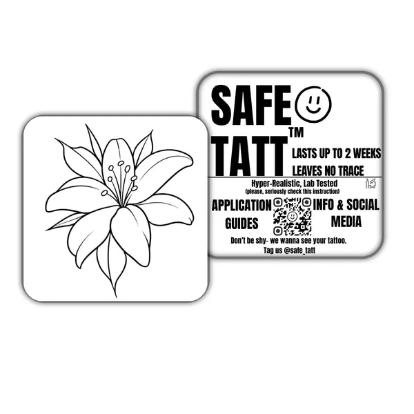 Lily Bloom semi-permanent tattoo by SafeTatt
