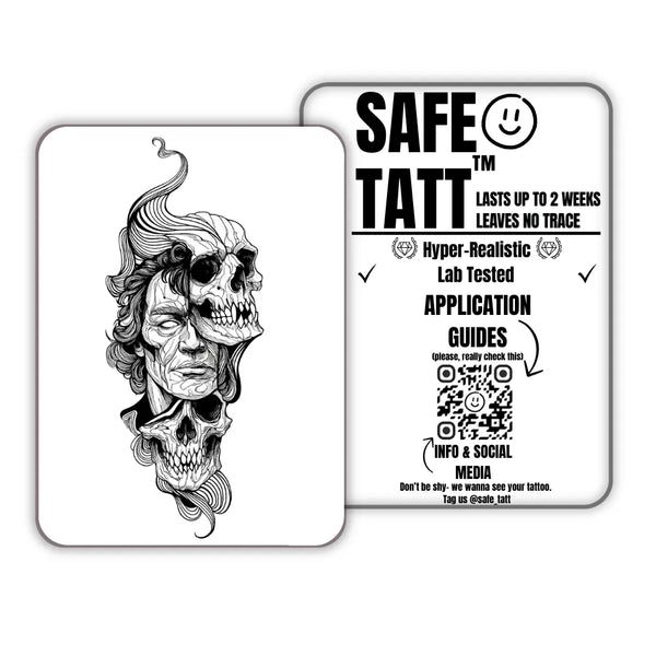 Dual Fate semi-permanent tattoo by SafeTatt