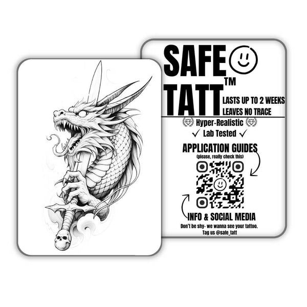 Dragon Sword semi-permanent tattoo by SafeTatt