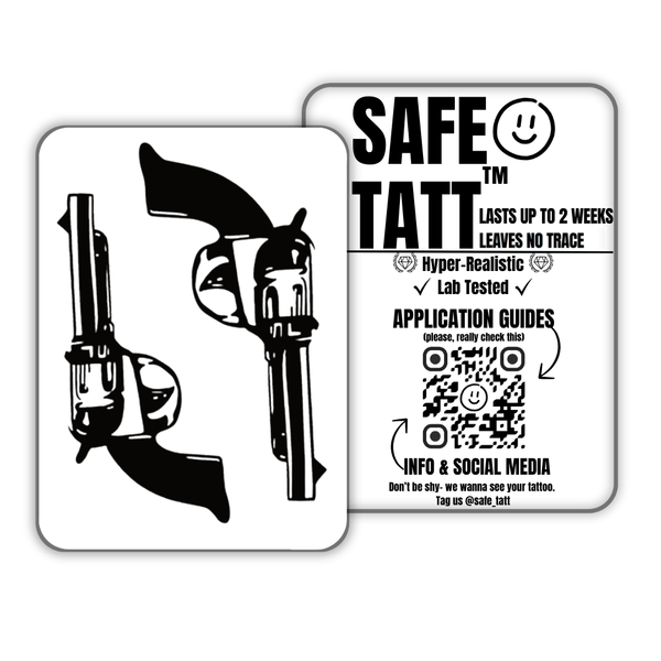 Wild West semi-permanent tattoo by SafeTatt