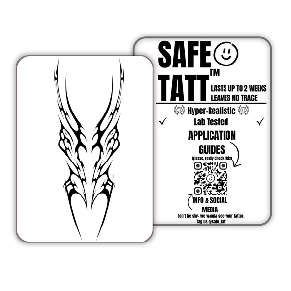 Tribal Flame semi-permanent tattoo by SafeTatt