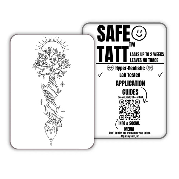 Tree of Life semi-permanent tattoo by SafeTatt