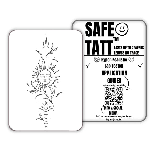 Sun Bloom semi-permanent tattoo by SafeTatt